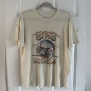 Anine Bing Lili Motorcycle T-Shirt - medium